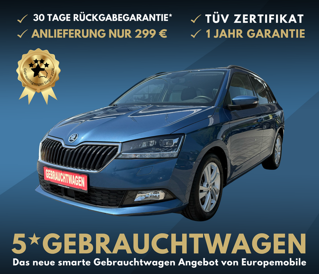Skoda Fabia Combi - STYLE (D4) 1.0 TSI OPF 95 DSG LED, NAVI, WINTER-P., APP-CONNECT, 5-J.-Garantie, UVM. (Lager)