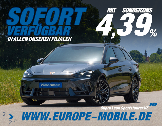 Cupra Leon - 2026 Sportstourer VZ 2.0 TSI 245 kW DSG (Lager) PANO/NAV/AHK/SIDE/MATRIX/SENNH./UVM.