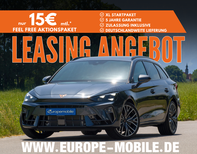Cupra Leon - 2026 Sportstourer VZ 2.0 TSI 245 kW DSG (Leasingaktion) PANO/NAV/AHK/SIDE/MATRIX/SENNH./UVM.