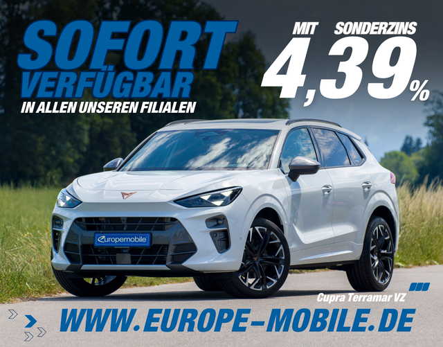 Cupra Terramar - 2025 VZ 2.0 TSI 195kW DSG 4Drive (Lager) XL/AHK/PANO/MATRIX/SENNH./5J.GARA./UVM.