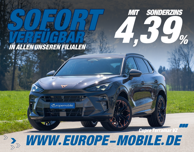 Cupra Terramar - 2025 VZ 2.0 TSI 195kW DSG 4Drive (Lager) XL/STANDH./AHK/PANO/MATRIX/SENNH./5J.GARA./UVM.