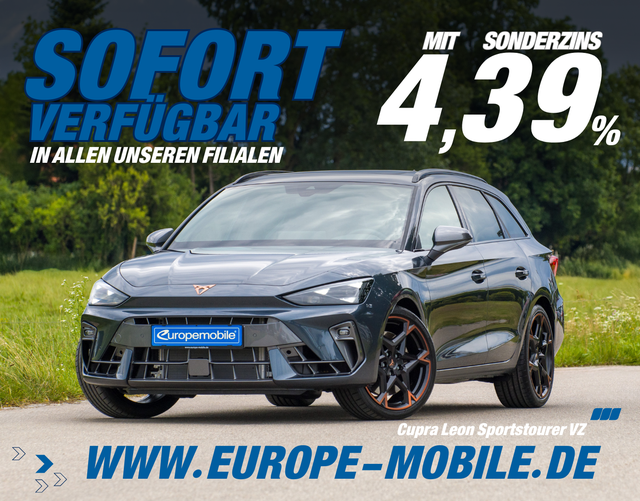 Cupra Leon - 2026 Sportstourer VZ 2.0 TSI 245 kW DSG (Lager) PANO/NAV/AHK/SIDE/MATRIX/SENNH./UVM.