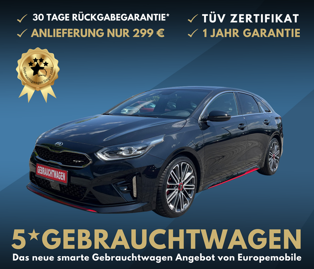 Kia ProCeed - pro_cee'd GT (D4) VOLLAUSSTATTUNG! 1.6 T-GDi 204 GPF 7DCT PANO, NAVI, JBL, LED, DAB+, UVM.