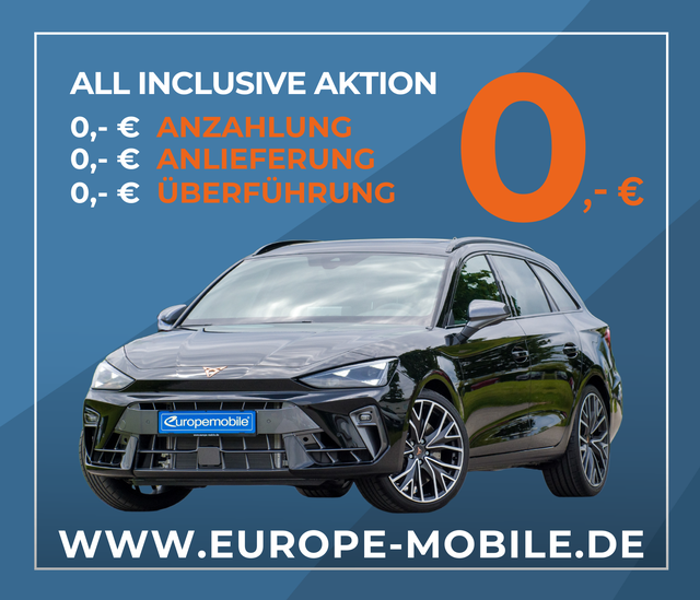 Cupra Leon - 2026 Sportstourer VZ 2.0 TSI 245 kW DSG (All inclusive Leasing) PANO/NAV/AHK/SIDE/MATRIX/SENNH./UVM.
