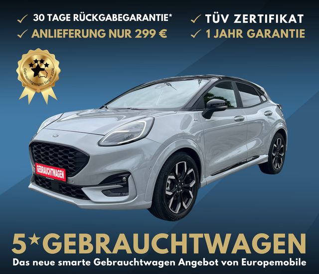 Ford Puma - ST-Line X (D4) 1.0 EcoBoost 155 HYBRID NAVI, B&O, LED, SHZ, FAHRERASS. P., UVM.