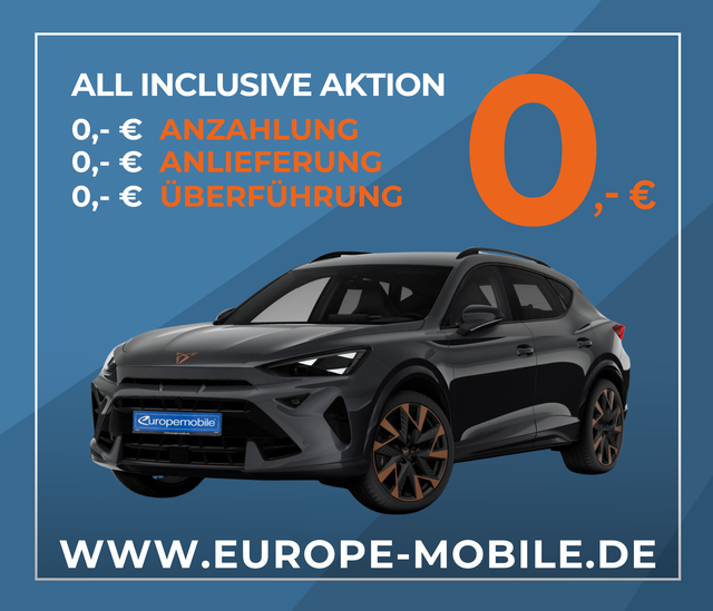 Cupra Formentor - VZ 2.0 TSI 333 DSG 4Drive (All inclusive Leasing) SENN/MATRIX/PANO/EASY/AHK/MEMORY/WINTER/UVM.