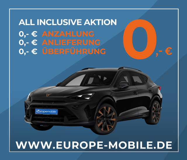 Cupra Formentor - VZ 2.0 TSI 333 DSG 4Drive (All inclusive Leasing) SENN/MATRIX/PANO/EASY/AHK/MEMORY/WINTER/UVM.
