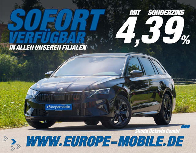 Skoda Octavia Combi - 2026 H5 RS TOP 5J.GARANTIE 2.0 TSI 195kW DSG (Vorlauf) 5J.GARANTIE/PANO/MATRIX/NAV/AHK/CANTON/UVM.