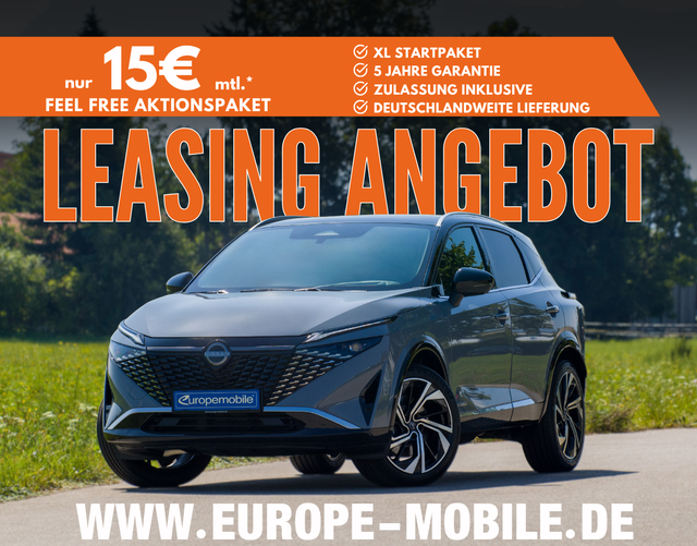 Nissan Qashqai - 2025 H9 Tekna+ Plus 1.5 l e-POWER 140 kW (190 PS) Automatik - Vollausstattung! (Leasingaktion)