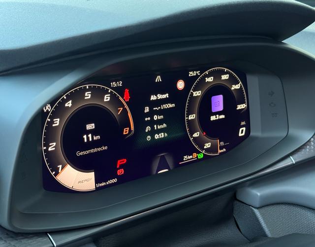 Digitales Cockpit Cupra Terramar 2025 VZ 2.0 TSI 195kW DSG 4Drive