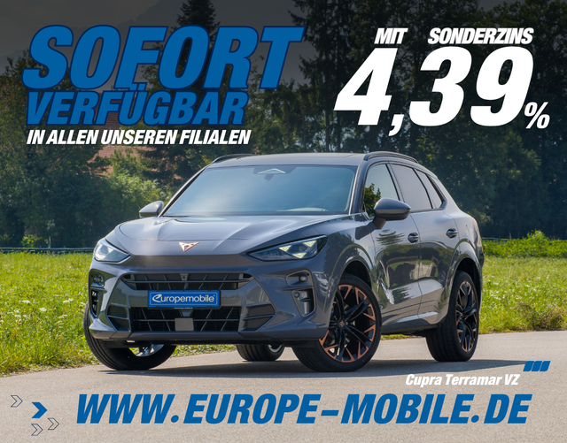 Cupra Terramar - 2025 VZ 2.0 TSI 195kW DSG 4Drive (Lager) XL/AHK/PANO/MATRIX/SENNH./5J.GARA./UVM.