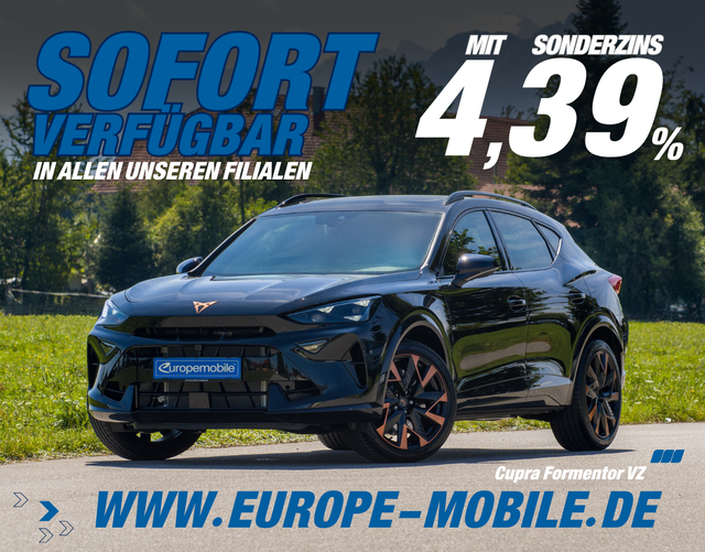 Cupra Formentor - VZ 2.0 TSI 333 DSG 4Drive (Lager) NAV/MATRIX/PANO/EASY/AHK/MEMORY/WINTER/UVM.