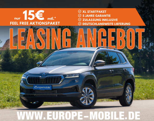 Skoda Karoq - SELECTION 2025 1.5 TSI 110kW DSG (Leasingaktion) AHK/PARK/WINTER/KESSY/230V/4J.GARA./TRANSPORT/UVM.