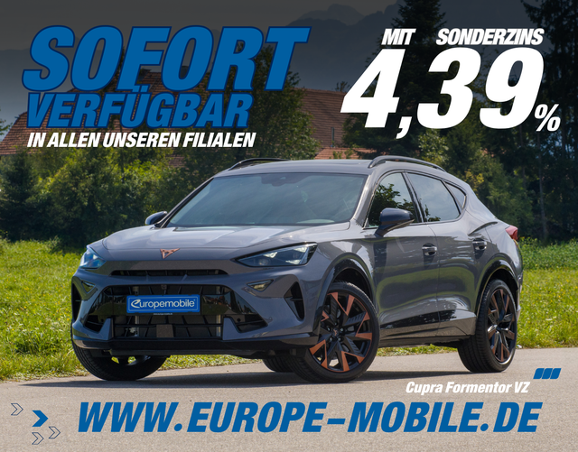 Cupra Formentor - VZ 2.0 TSI 333 DSG 4Drive (Lager) NAV/MATRIX/PANO/EASY/AHK/MEMORY/WINTER/UVM.