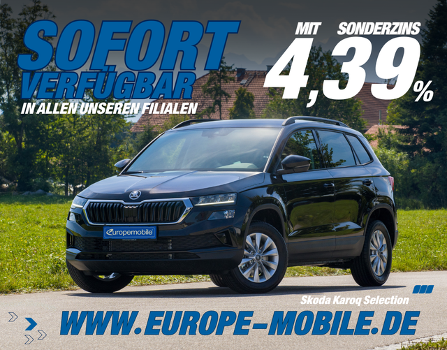 Skoda Karoq - SELECTION 2025 1.5 TSI 110kW DSG (Lager) AHK/PARK/WINTER/KESSY/230V/4J.GARA./TRANSPORT/UVM.