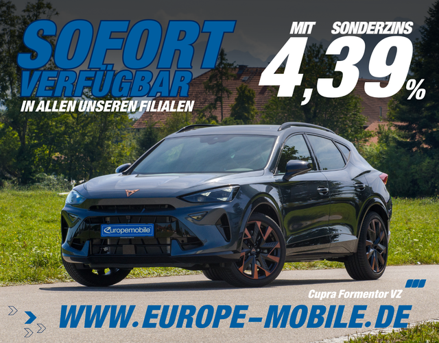 Cupra Formentor - VZ 2.0 TSI 333 DSG 4Drive (Lager) SENN/MATRIX/PANO/EASY/AHK/MEMORY/WINTER/UVM.