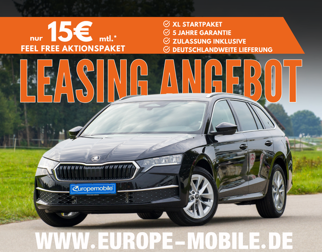 Skoda Octavia Combi - 2025 H14 SELECTION 1.5 TSI mHEV 110kW DSG (Leasingaktion) NAV/AHK/EASY.OPEN/ASSISTENZ/KAM/5J.GARAN,/UVM