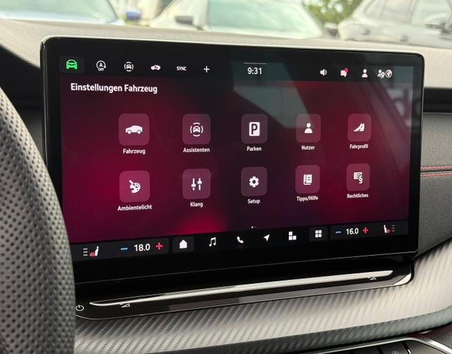 Touchscreen Display Skoda Octavia Combi 2025 H4 RS 2.0 TSI 265 DSG