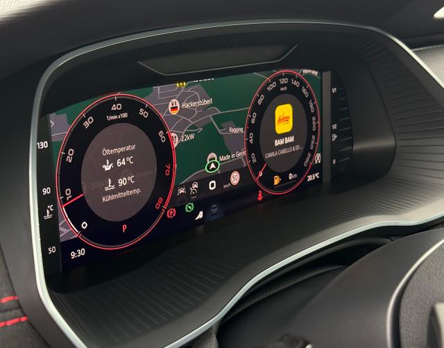 Digitales Cockpit Skoda Octavia Combi 2025 H4 RS 2.0 TSI 265 DSG
