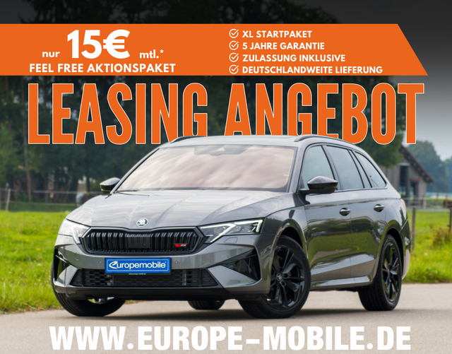 Skoda Octavia Combi - 2025 H4 RS 2.0 TSI 265 DSG (Leasingaktion) NAV/CANTON/PANO/AHK/19