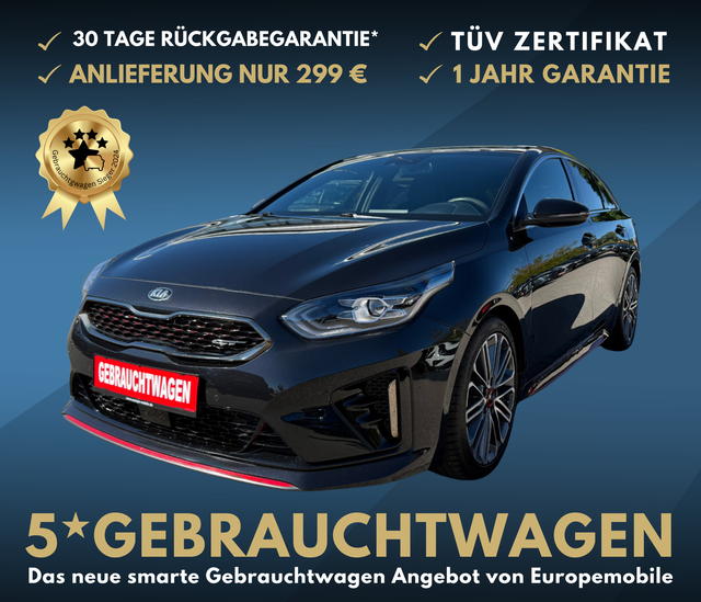 Kia ProCeed - pro_cee'd GT (D4) 1.6 T-GDi 204 GPF 7DCT PANO, NAVI, JBL, LED, DAB+, UVM.