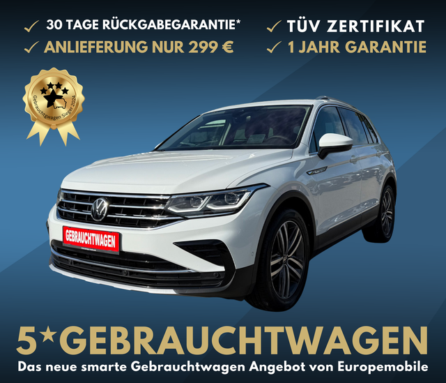 Volkswagen Tiguan - Elegance 1.5 TSI EVO 150 DSG NAV, IQ, HEAD, EASY, ACC, ERGO, WINTER, 19