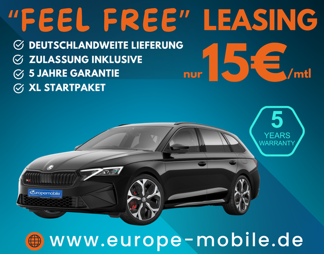 Skoda Octavia Combi - 2026 H6 RS TOP 2.0 TSI 195kW DSG (Leasingaktion) NAV/MATRIX/PANO/AHK/EASY/HEADUP/WINTER/360/UVM.