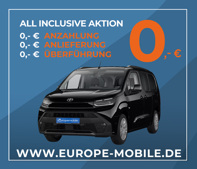 Toyota Proace City - Verso TEAMPLAYER L2 1.5 D-4D 96 kW AT 7-Sitzer (All inclusive Leasing) LED/WINTER/17