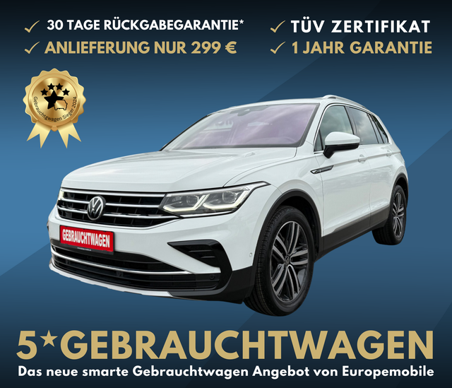 Volkswagen Tiguan - Elegance 1.5 TSI EVO 150 DSG NAV,IQ,HEAD,EASY,ACC,ERGO,WINTER,SPORT UVM.