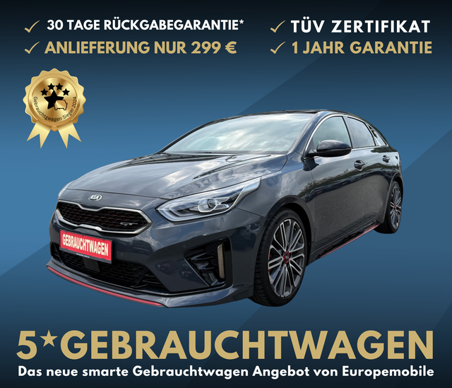 Kia ProCeed - pro_cee'd GT (D4) 1.6 T-GDi 204 GPF 7DCT PANO, NAVI, JBL, LED, DAB+, UVM.