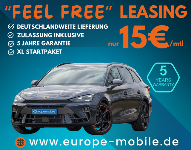 Cupra Leon - Sportstourer VZ 2.0 TSI 245 kW DSG 4DRIVE (Leasingaktion) PANO/NAV/AHK/INTELLI/MATRIX/5J.GARANTIE/UVM.