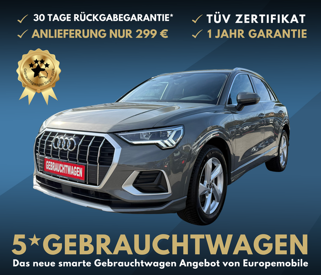 Audi Q3 - advanced (D8) 35 TFSI S tronic MHEV, S-LINE, NAV PRO, VIRTUAL, WINTER, LED, CAM, SOUND, 19
