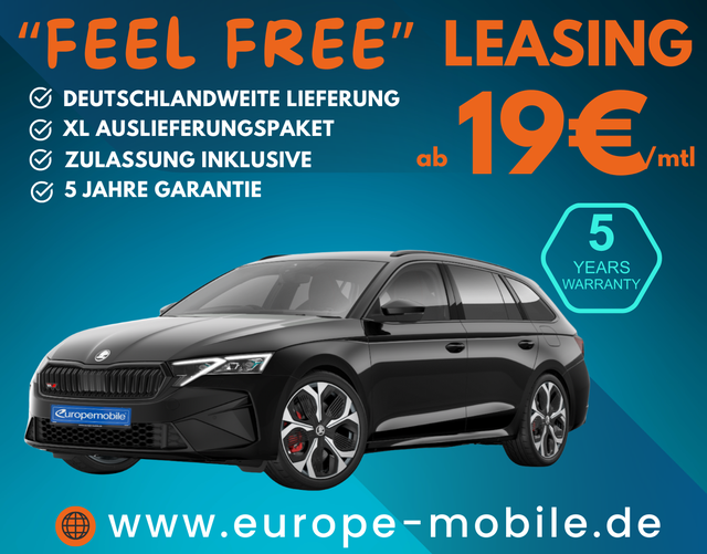 Skoda Octavia Combi - 2026 H6 RS TOP 2.0 TSI 195kW DSG (Leasingaktion) NAV/MATRIX/PANO/AHK/EASY/HEADUP/WINTER/360/UVM.