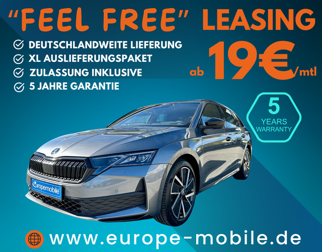 Skoda Octavia Combi - 2026 SPORTLINE 1.5 TSI 110 kW mHEV DSG (Leasingaktion) NAV/EASY/AHK/ASSIST/4J.GARANTIE/UVM.