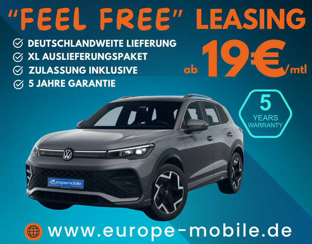 Volkswagen Tiguan - 2026 H3 R-LINE 2.0 TDI SCR 193 DSG 4MOTION (Leasingaktion) NAV/MATRIX/PANO/19