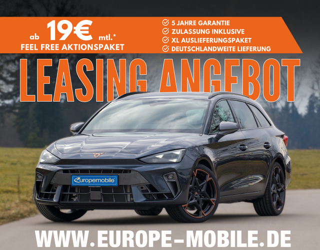Cupra Leon - Sportstourer VZ 2.0 TSI 245 kW DSG 4DRIVE (Leasingaktion) PANO/NAV/AHK/INTELLI/MATRIX/5J.GARANTIE/UVM.