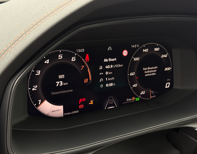 Digitales Cockpit Cupra Leon Sportstourer VZ 2.0 TSI 245 kW DSG 4DRIVE