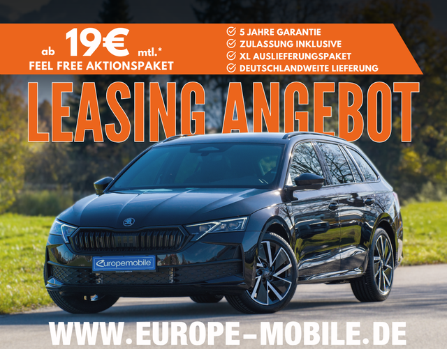 Skoda Octavia Combi - 2026 SPORTLINE 1.5 TSI 110 kW mHEV DSG (Leasingaktion) NAV/EASY/AHK/ASSIST/4J.GARANTIE/UVM.