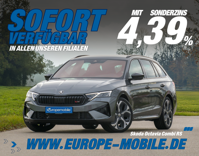 Skoda Octavia Combi - 2025 H5 RS 2.0 TSI 265 DSG (Lager) NAV/AHK/19