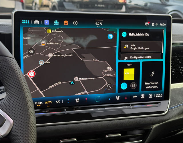 Touchscreen Display Volkswagen Passat Variant 2026 R-Line 2.0 TDI SCR 4MOTION 193 DSG 