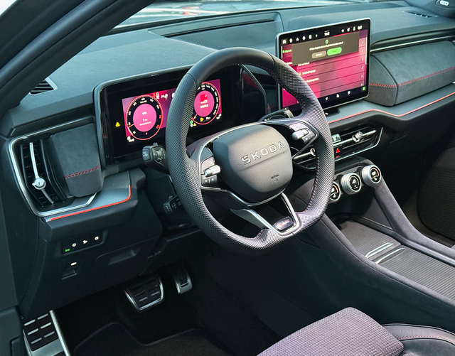 Interieur Skoda Kodiaq 2026 H10 RS 2.0 TSI 195kW 4x4 DSG