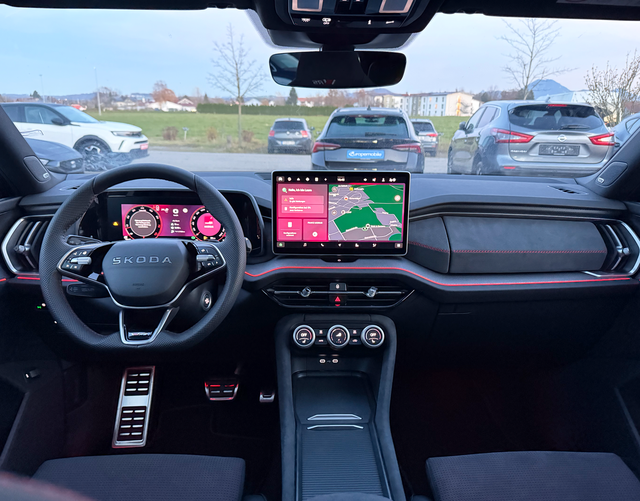 Innenraum Skoda Kodiaq 2026 H10 RS 2.0 TSI 195kW 4x4 DSG