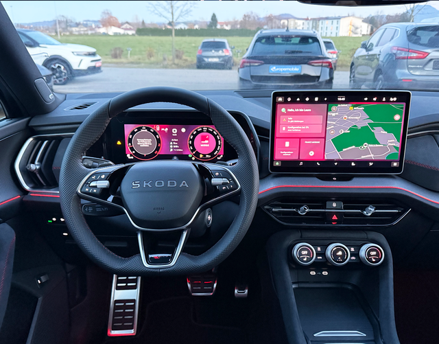 Innenraum Skoda Kodiaq 2026 H10 RS 2.0 TSI 195kW 4x4 DSG