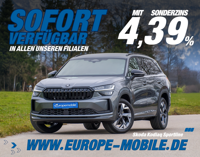 Skoda Kodiaq - H10 SPORTLINE 2.0 TDI DSG 4x4 142 kW (Lager) 7-SITZE/STANDHZG/CANTON/MATRIX/NAV/KESSY/AHK/UVM.
