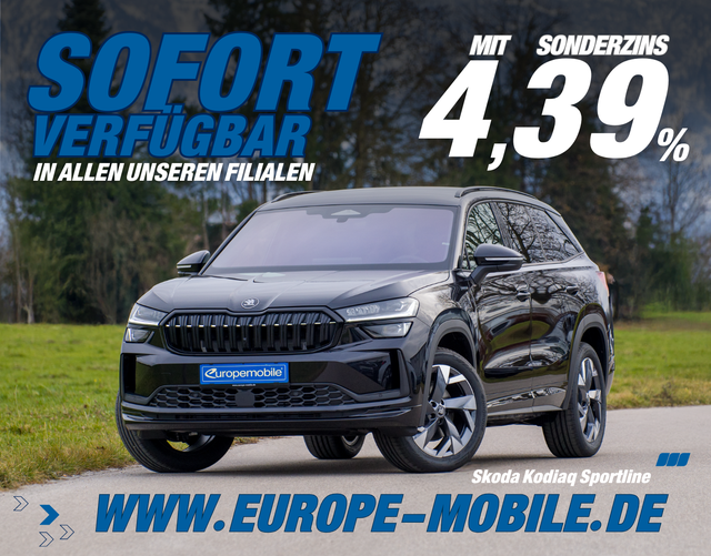 Skoda Kodiaq - H10 SPORTLINE 2.0 TDI DSG 4x4 142 kW (Lager) 7-SITZE/STANDHZG/CANTON/MATRIX/NAV/KESSY/AHK/UVM.