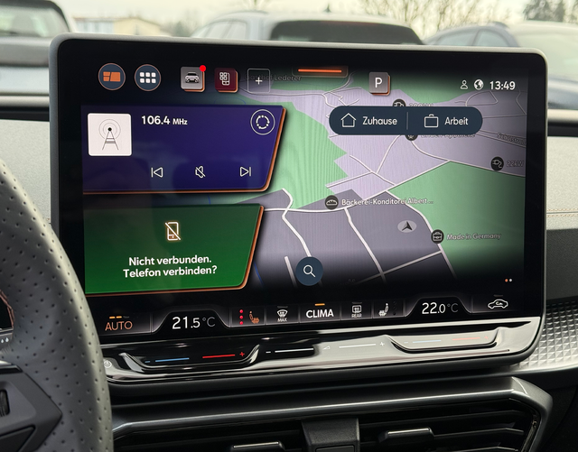 Touchscreen Display Cupra Leon Sportstourer VZ EXTREME 2.0 TSI 245 kW DSG 4DRIVE 