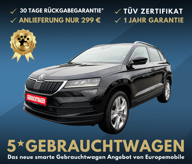 Skoda Karoq - Style PREMIUM (D3) 1.5 TSI ACT OPF DSG 150 NAV, WINTER, ACC210, 5J GAR., AHK, KAM, 18