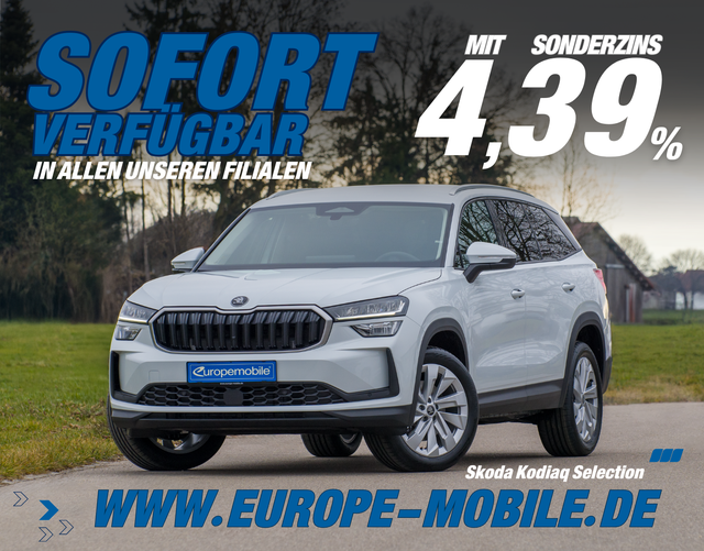 Skoda Kodiaq - SELECTION NAVI 2026 2.0 TDI 193 4x4 DSG (Vorlauf) STANDHEIZ./NAV/ASSISTENZPAKET/AHK/WINTER/CHROME/UVM.