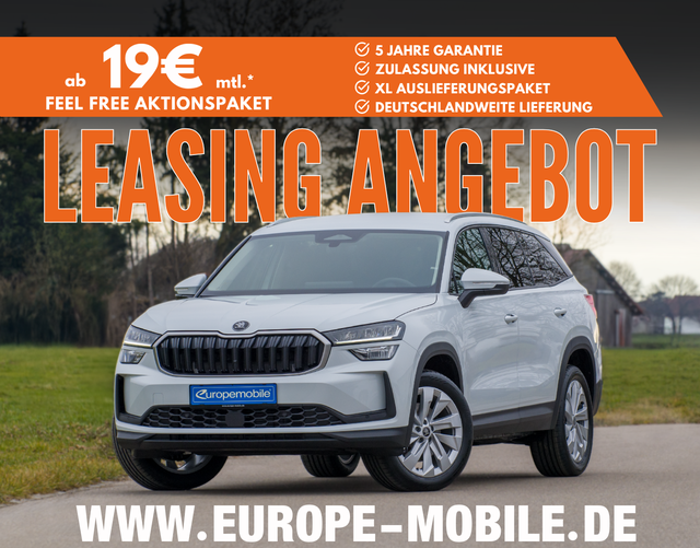 Skoda Kodiaq - SELECTION NAVI 2026 2.0 TDI 193 4x4 DSG (Leasingaktion) STANDHEIZ./NAV/ASSISTENZPAKET/AHK/WINTER/CHROME/UVM.