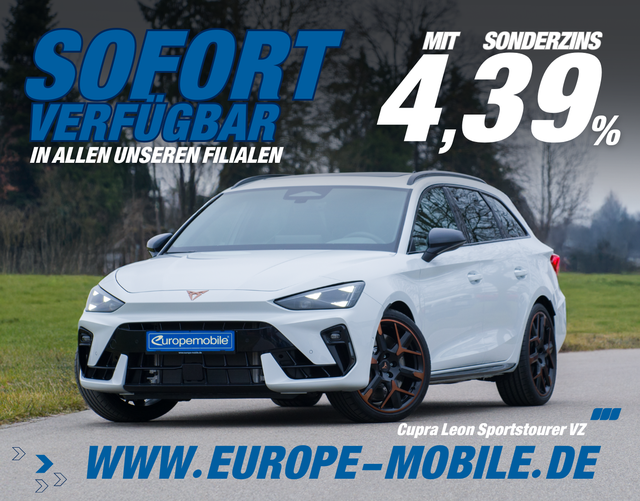 Cupra Leon - Sportstourer VZ EXTREME 2.0 TSI 245 kW DSG 4DRIVE (Lager) AKEBONO/PANO/NAV/AHK/INTELLI/MATRIX/5J.GARANTIE/SENN/UVM.